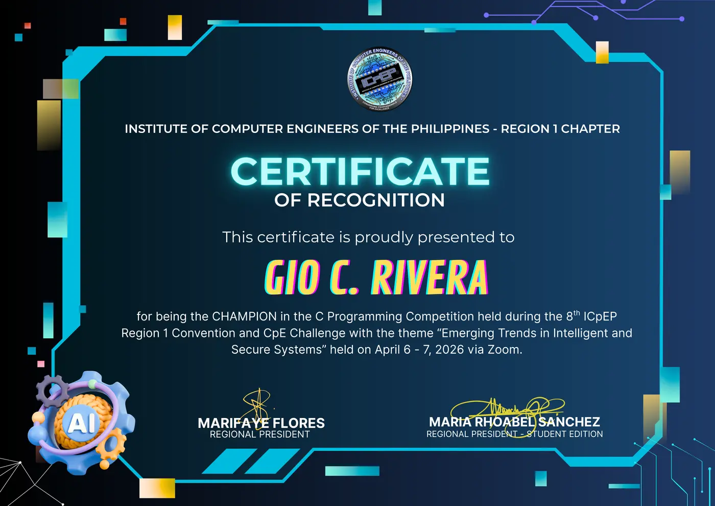 Programming Competition Champion
