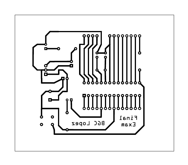 DIY Arduino PCB copper-bottom layout