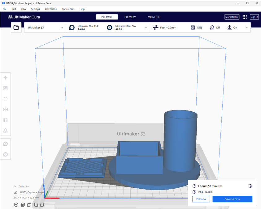 CAD model of the pH sensor enclosure